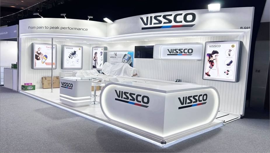 Vissco orthopaedic stall at Arab Health Dubai